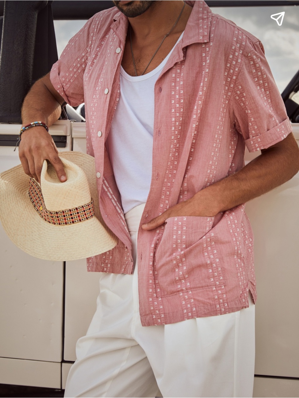 Todd Snyder button down short sleeve 100% cotton shirt